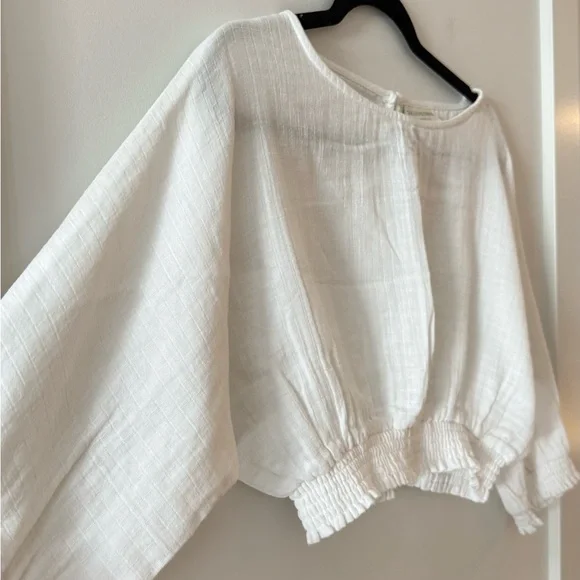 Sea Level Swim Australia Eco-Cotton Cropped Blouse - Picture 4 of 9